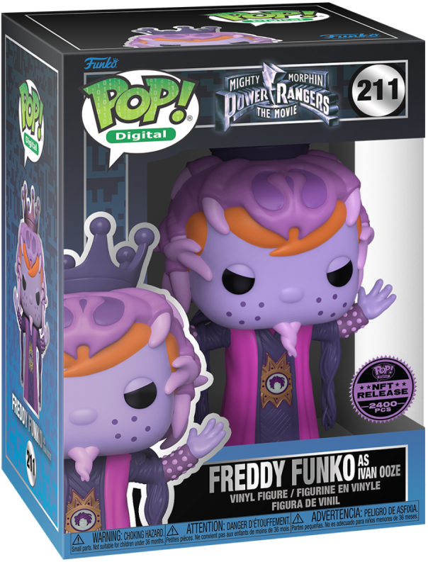 Funko Pop! Digital: Mighty Morphin Power Rangers The Movie - Freddy Funko as Ivan Ooze (Royalty LE 2,400 PCS) #211