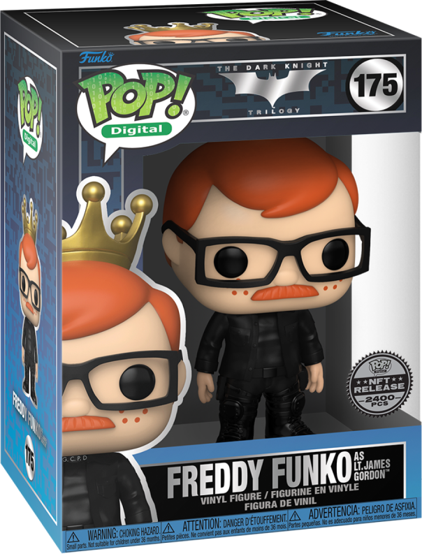Funko Pop! Digital: The Dark Knight Trilogy - Freddy Funko as Lieutenant Gordon (LE 2400 PCS) #175