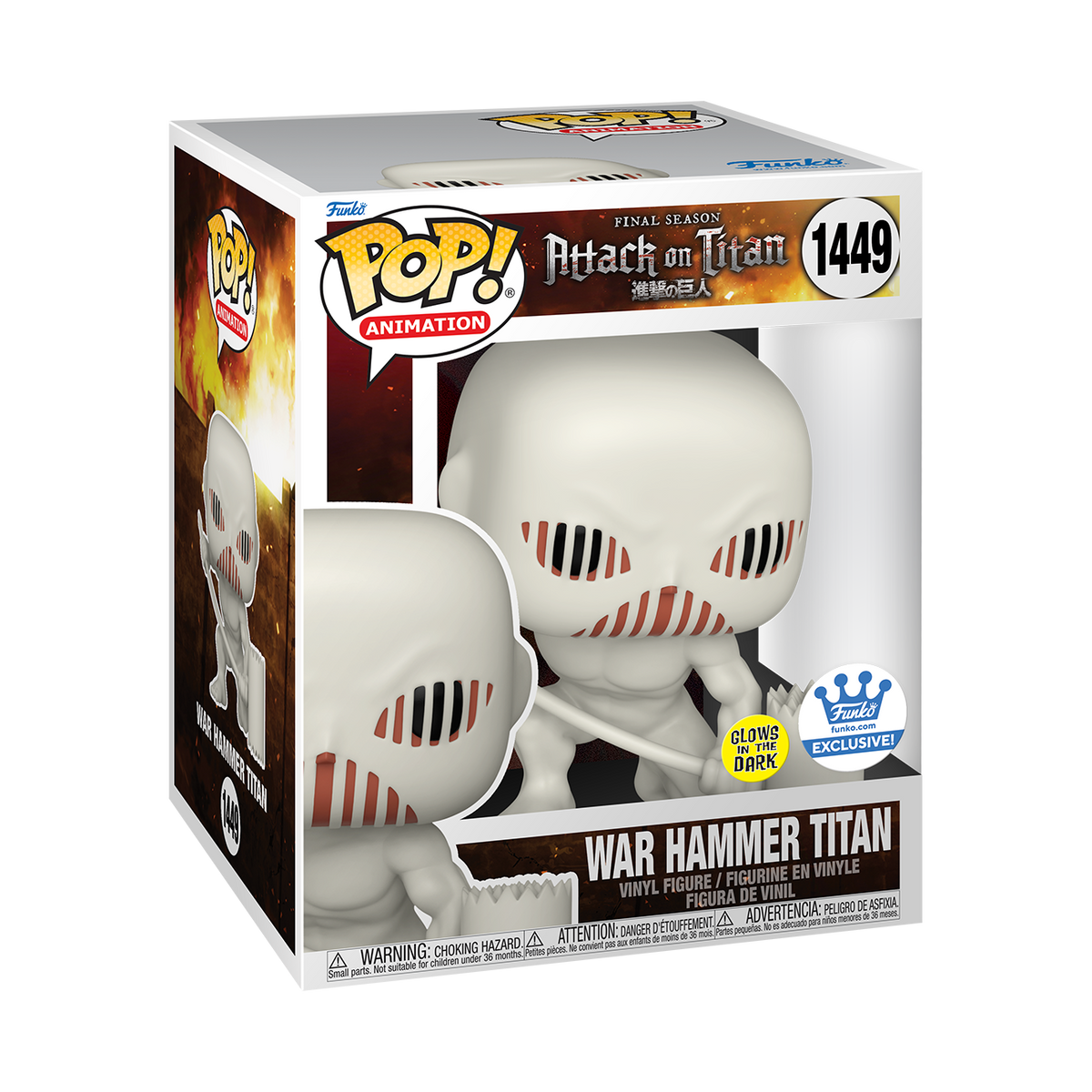Funko Pop! Anime: Attack On Titan - Super 6" War Hammer Titan #1449 [Funko Shop Exclusive]