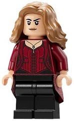The Scarlet Witch (Wanda Maximoff) - Plain Legs, Medium Nougat Hair, Dark Red Cloth Skirt sh897