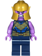 Thanos - Dark Blue Legs Plain, Medium Lavender Arms, Pearl Gold Helmet sh906