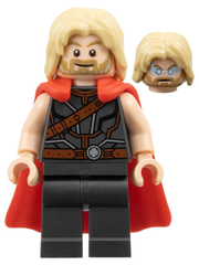 Thor - Flexible Rubber Cape, Pearl Dark Gray Legs, Tousled Hair sh0979