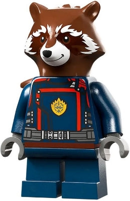 Rocket Raccoon - Dark Blue Suit, Reddish Brown Head sh875