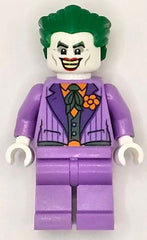 The Joker - Medium Lavender Suit, Dark Green Vest, Green Hair Swept Back sh903