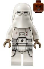 Snowtrooper - Male, Printed Legs, Dark Tan Hands, Reddish Brown Head, Grimace sw1179