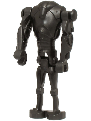 Super Battle Droid - Pearl Dark Gray, Narrow Head, Chest Light Indent sw1321