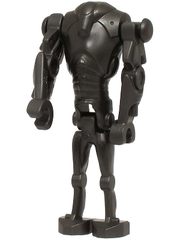 Super Battle Droid - Pearl Dark Gray, Narrow Head, Chest Light Indent sw1321